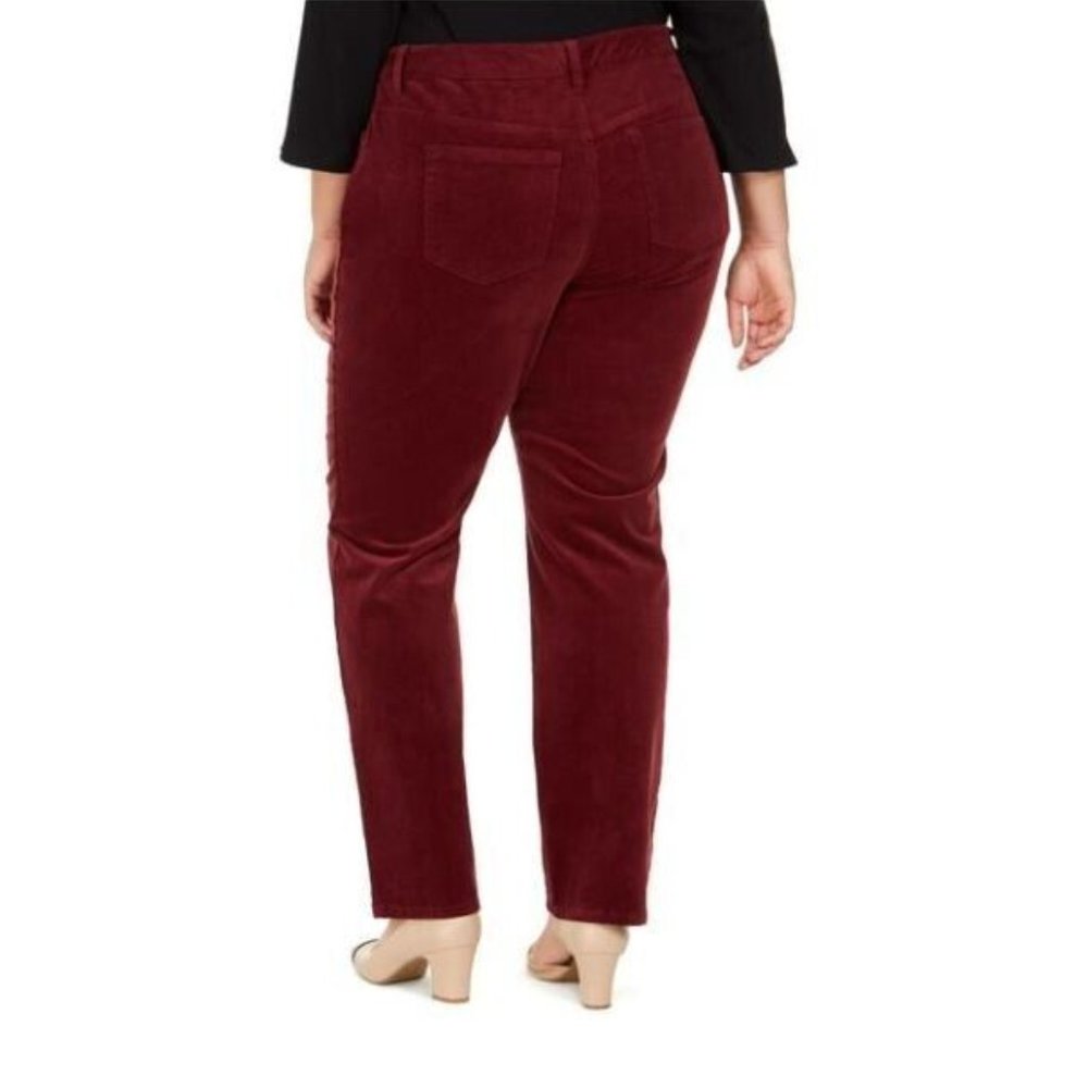 New Ava & Viv Dark Burgundy Corduroy Pants 18W